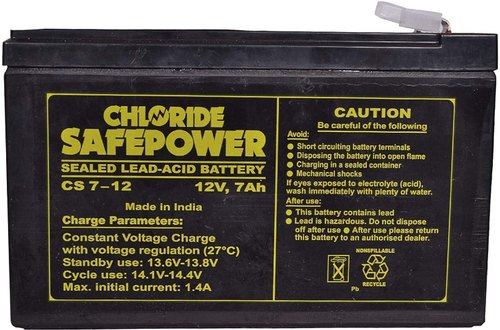 Exide Make SMF BATTERIES 12V-7 AH (CS Series)