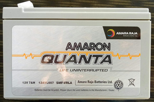 Quanta ( Amaron ) Make SMF BATTERIES 12V-7 AH