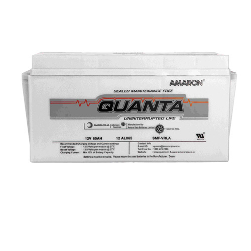 Quanta ( Amaron ) Make SMF BATTERIES 12V-65 AH
