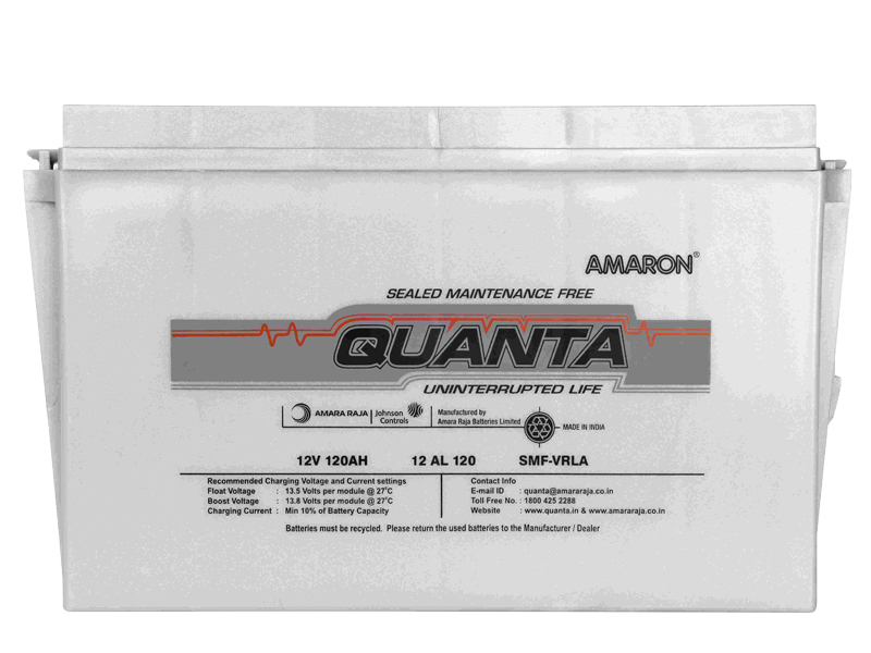 Quanta ( Amaron ) Make SMF BATTERIES 12V-120 AH