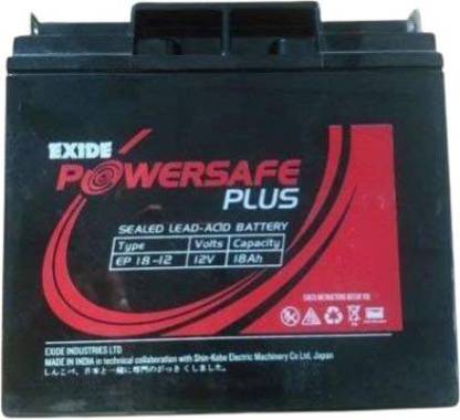 Exide Make SMF BATTERIES 12V-18 AH (EP Series)