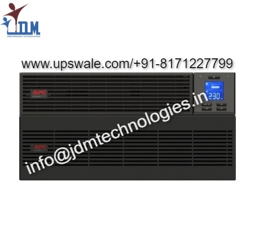 APC - Schneider Electric Make 6 KVA Rack Mountable On-Line UPS with External Batteries Pack