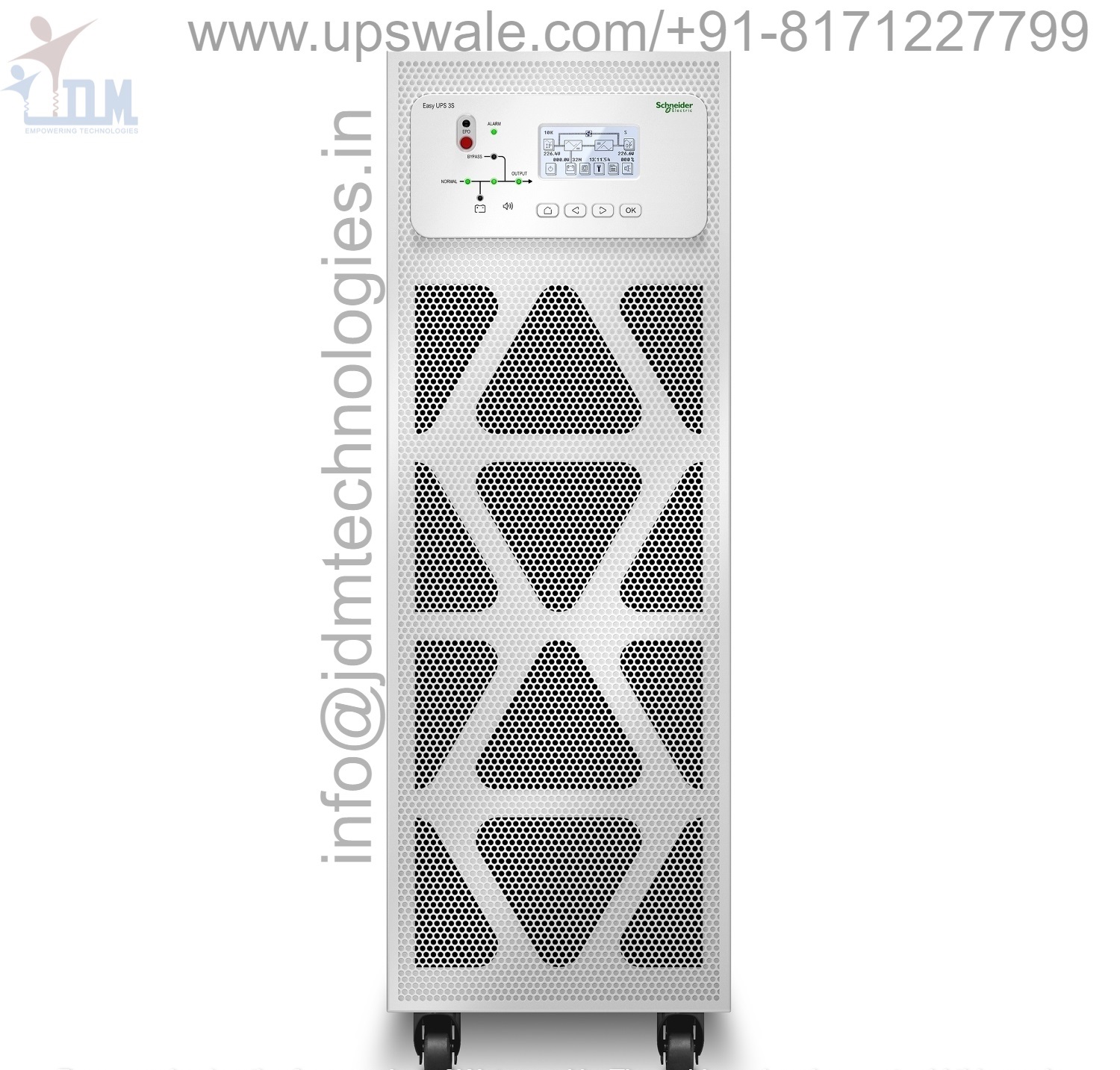 Schneider Electric (APC) Make 30 KVA 3:3 Phase Industrial Easy On Line UPS