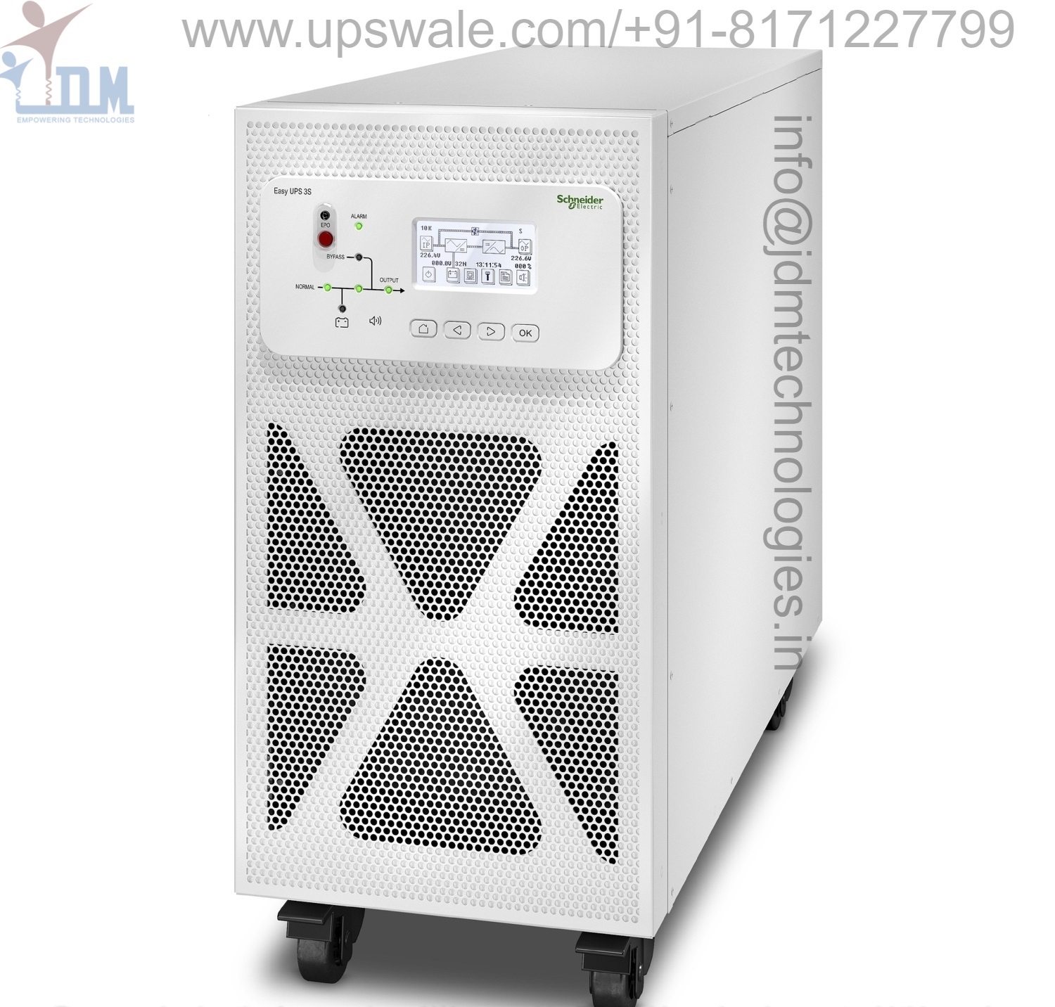 APC Make 15 KVA 3:1 Phase Industrial Easy On-Line UPS