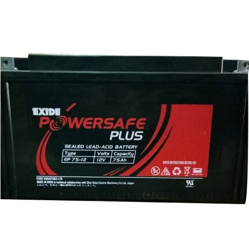 Exide Make SMF BATTERIES 12V-75 AH (EP Series)